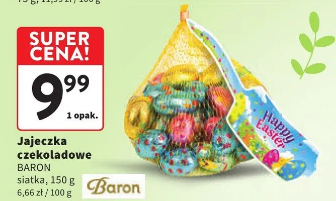 Jajeczka czekoladowe promocja w Intermarche