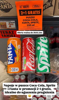 Napój Fanta Orange promocja w Biedronka