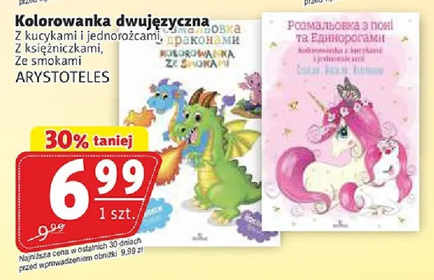 Kolorowanka dwujęzyczna promocja w Prim Market