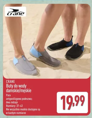 Buty do wody damskie CRANE promocja w Aldi