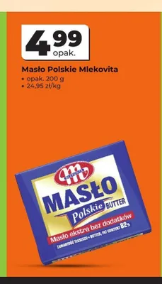 Masło ekstra Polskie Mlekovita promocja w Odido