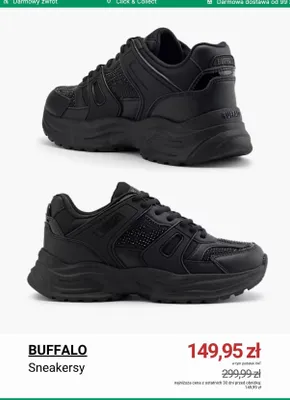 Sneakersy Buffalo promocja w Deichmann