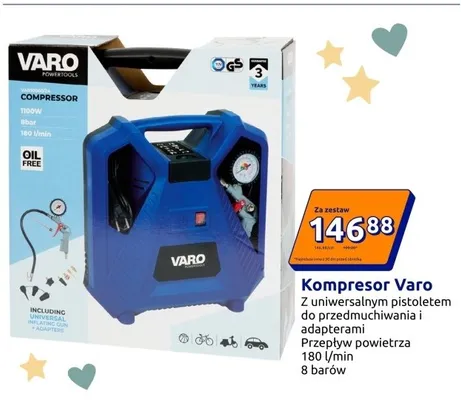 Kompresor Varo promocja w Action
