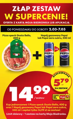Pizza promocja w Biedronka