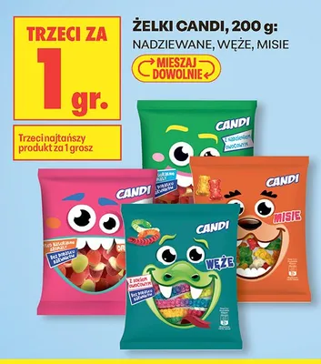 Żelki CANDI promocja w Biedronka