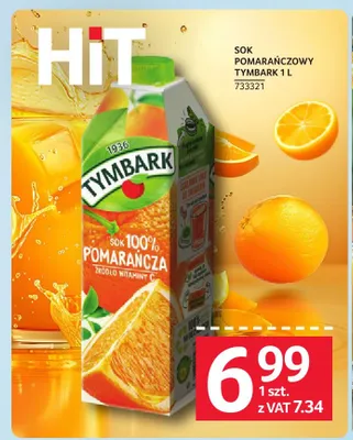 Sok pomarańczowy Tymbark promocja w Selgros