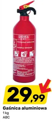 Gaśnica aluminiowa 1 kg promocja w Bricomarche