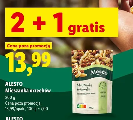 Mieszanka orzechów Alesto królewska promocja w Lidl