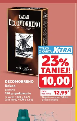 Kakao ciemne Decomorreno promocja w Kaufland