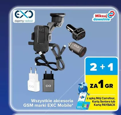 Akcesoria Gsm Exc Mobile promocja w Carrefour