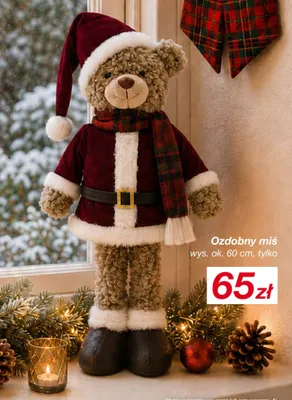 Ozdobny miś promocja w KiK