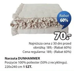 Narzuta promocja w Jysk