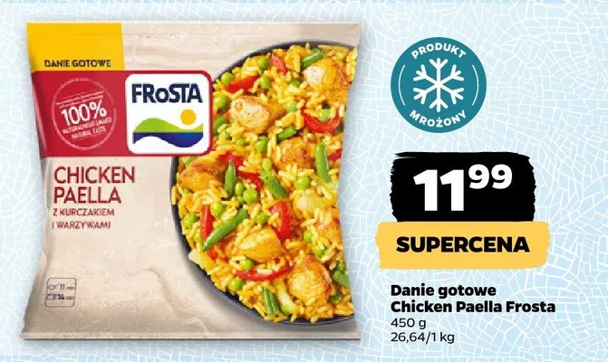 Danie gotowe Chicken Paella Frosta promocja w Netto