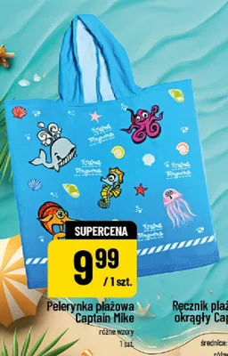 Pelerynka plażowa Captain Mike promocja w POLOmarket