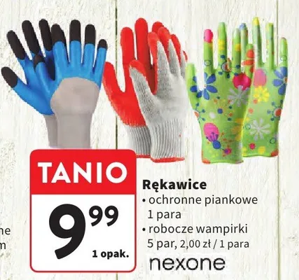 Rękawice ochronne piankowe promocja w Intermarche