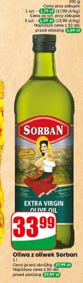 Oliwa z oliwek Extra Virgin Sorban promocja w Dino