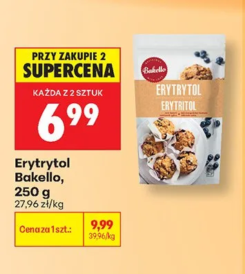 Erytrytol Bakello promocja w Biedronka