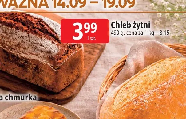 Chleb żytni promocja w Leclerc
