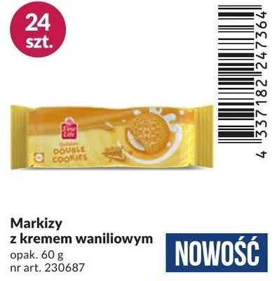 Ciastka markizy z kremem waniliowym promocja w Makro