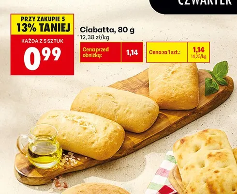 Ciabatta promocja w Biedronka