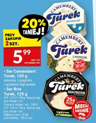 Ser Brie Turek promocja w Twój Market