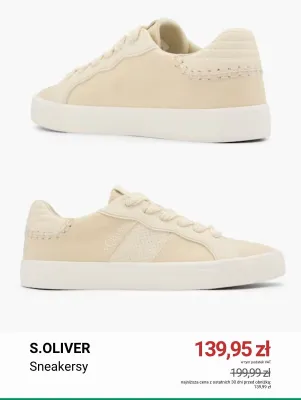 Sneakersy s.Oliver promocja w Deichmann