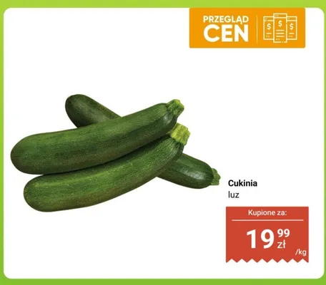 Cukinia luz promocja w Biedronka