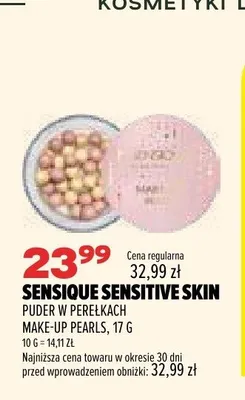 Puder w perełkach Sensique Sensitive Skin Make-Up Pearls promocja w Drogerie Natura