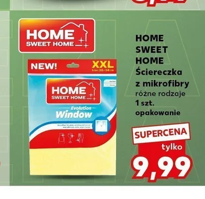 Ściereczka z mikrofibry Home Sweet Home Evolution Window promocja w Kaufland