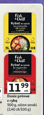 Danie gotowe z rybą Fish & Chill Ryba! w sosie po azjatycku z ryżem promocja w Auchan
