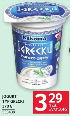 Jogurt typ grecki 370 g promocja w Selgros