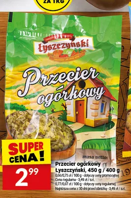 Przecier ogórkowy Łyszczyński promocja w Twój Market