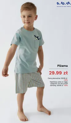 Piżama dziecięca 5,10,15. promocja w 5.10.15