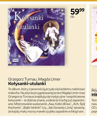 Płyta CD Grzegorz Turnau, Magda Umer Kołysanki-utulanki promocja w Empik