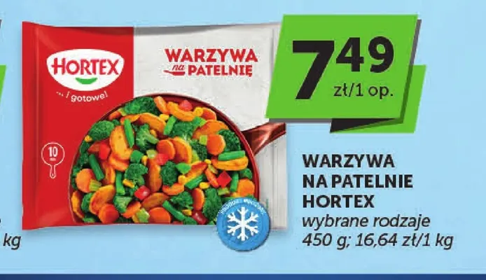 Warzywa na patelnię Hortex promocja w Groszek