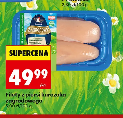 Filety z piersi kurczaka zagrodowego promocja w Biedronka