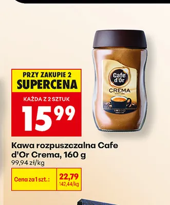 Kawa rozpuszczalna Cafe d'Or Crema promocja w Biedronka