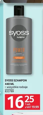 Szampon do włosów Syoss Men Power promocja w Selgros