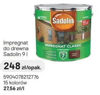 Impregnat classic do drewna promocja w Castorama