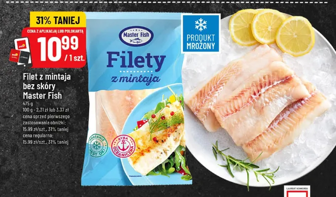 Filet z mintaja bez skóry Master Fish promocja w POLOmarket