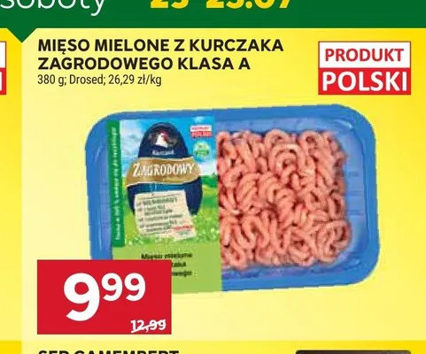 Mięso mielone z kurczaka Zagrodowego klasa A promocja w Stokrotka