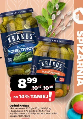 Ogórki kaszubskie promocja w Netto