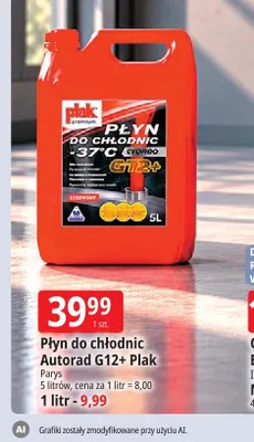 Płyn do chłodnic Autorad G12+ Plak promocja w Leclerc
