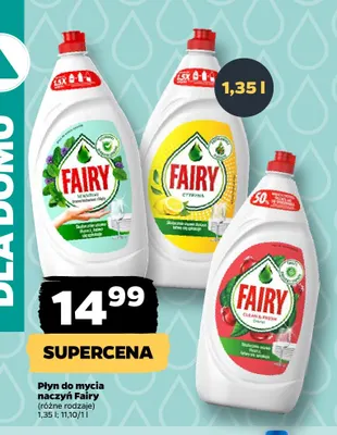 Płyn do mycia naczyń Fairy promocja w Netto
