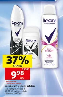 Dezodorant w sprayu Rexona promocja w Auchan