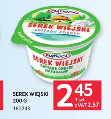 Serek wiejski naturalny Piątnica promocja w Selgros