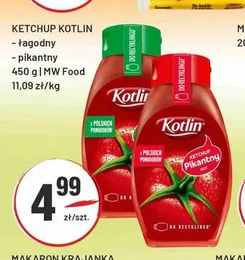 Ketchup Kotlin pikantny promocja w Sedal