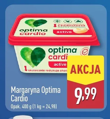 Margaryna Optima Cardio promocja w Aldi