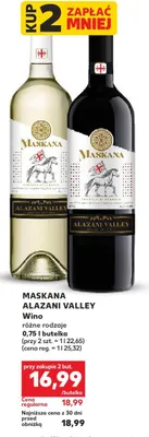 Wino różne rodzaje promocja w Kaufland