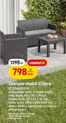 Zestaw mebli Claire promocja w Castorama